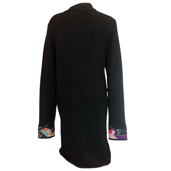 KOOS of Course! Vintage Patchwork Detail Long Duster Cardigan - Picture 6 of 8